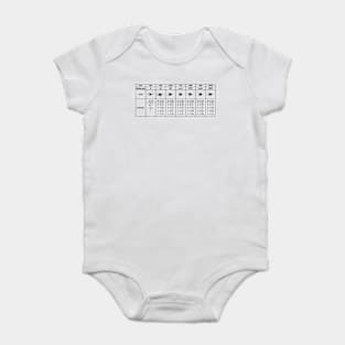 Logic Gate Symbols Baby Bodysuit